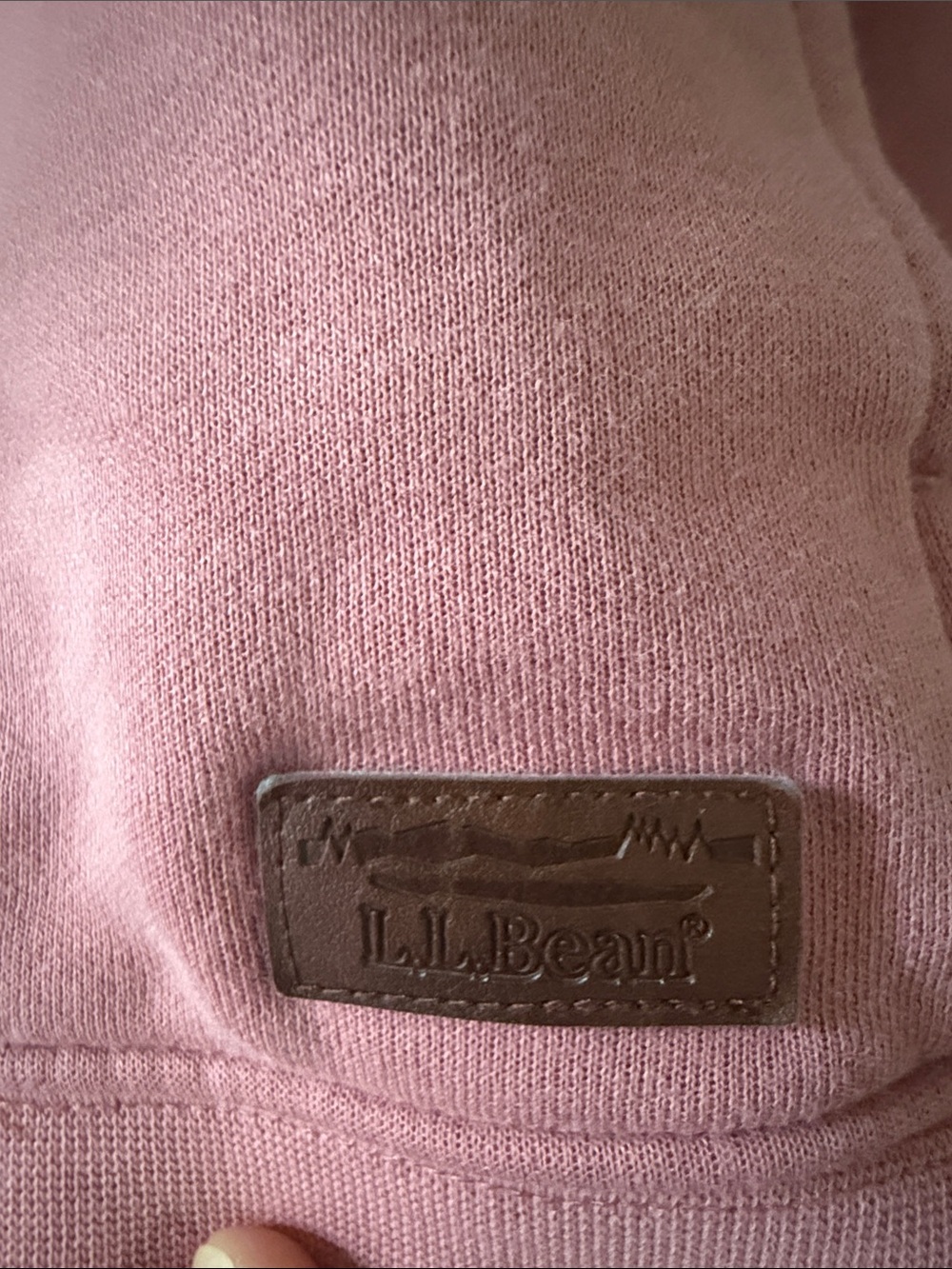 L.L. Bean Quilted Hooded Sweatshirt Pullover Snap Button Size L - Picture 3 of 7
